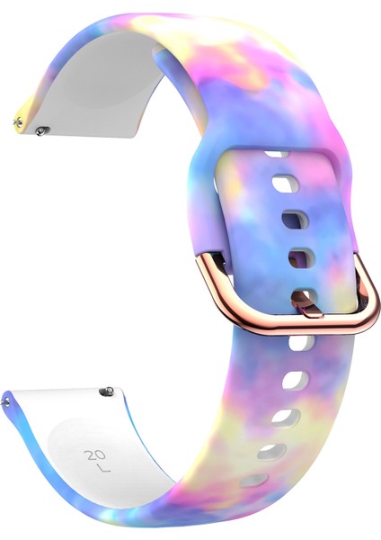 Samsung Galaxy Watch 46MM Siyah Ayçiçeği Için Silikon Kordonlu Saat (Yurt Dışından)