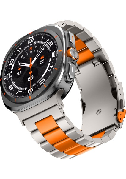 Samsung Galaxy Watch Ultra 47MM Metal Saat Kordonu Titanyum Turuncu (Yurt Dışından) fırsatları