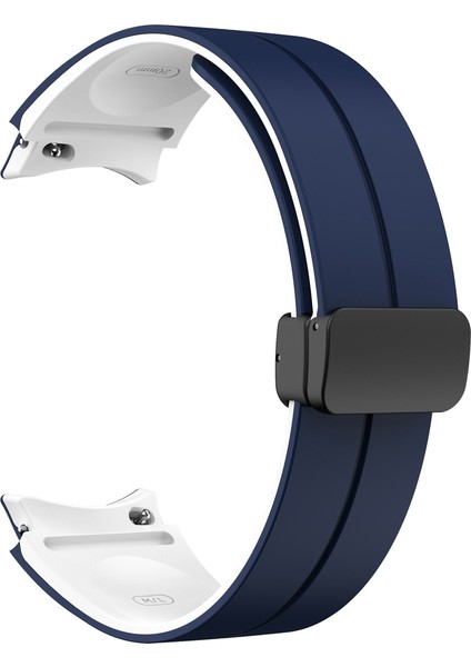 Samsung Galaxy Watch 6/6 Klasik Gece Mavisi+Beyaz Için Silikon Watch Band (Yurt Dışından) fiyatları