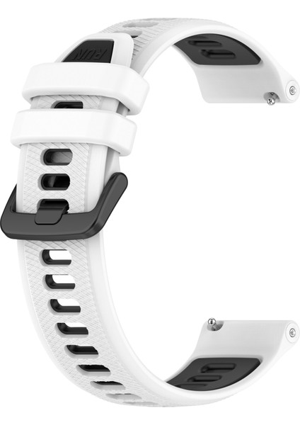 Samsung Galaxy Watch 6 40MM Beyaz+Siyah Için 20MM Silikon Kayış (Yurt Dışından) fiyatları