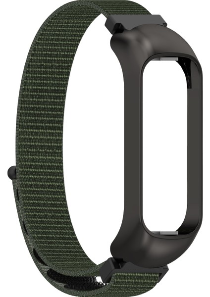 Samsung Galaxy Fit 2 Naylon Döngü Watch Band Ordu Yeşil + Siyah Çerçeve Için (Yurt Dışından) fırsatları
