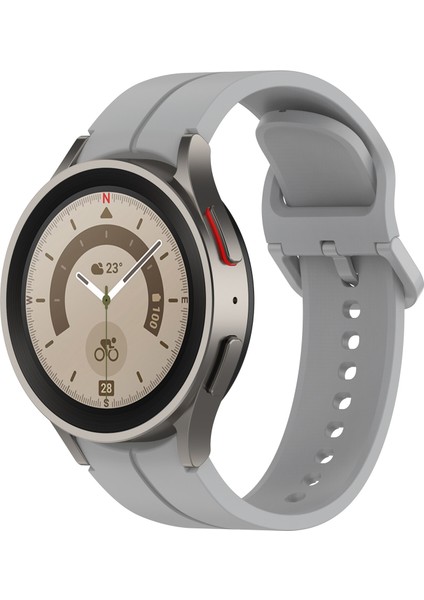 Samsung Galaxy Watch 6/6 Klasik Açık Gri Için Silikon Watch Band (Yurt Dışından)