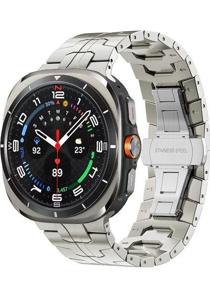 Samsung Galaxy Watch Ultra 47MM Titanyum Için Titanyum Alaşımlı Kayış (Yurt Dışından)