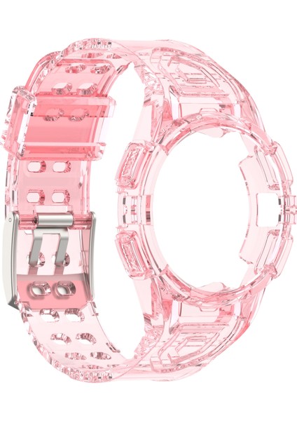 Samsung Galaxy Watch5 40MM Şeffaf Pembe Için Silikon Watch Band (Yurt Dışından) modelleri