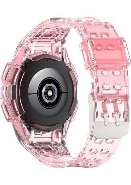 Samsung Galaxy Watch5 40MM Şeffaf Pembe Için Silikon Watch Band (Yurt Dışından) fırsatları