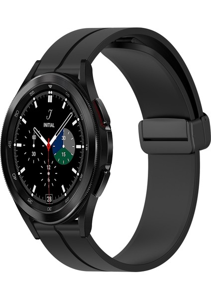 Samsung Galaxy Watch4 Classic 46MM Siyah Için Silikon Saat Bandı (Yurt Dışından)