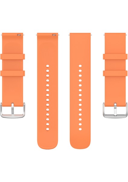 Samsung Galaxy Watch 5 44MM Turuncu Için Silikon Watch Band (Yurt Dışından) modelleri