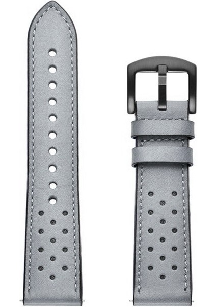 Samsung Galaxy Watch Active Için Deri Watch Band 20MM Gri (Yurt Dışından) fiyatları