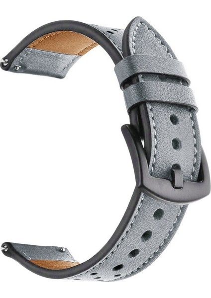 Samsung Galaxy Watch Active Için Deri Watch Band 20MM Gri (Yurt Dışından) fırsatları