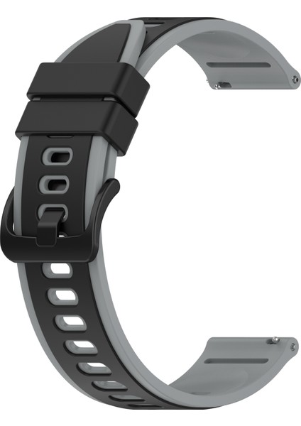 Samsung Galaxy Watch4 40MM Siyah+Gri Için Silikon Saat Bandı (Yurt Dışından) fiyatları