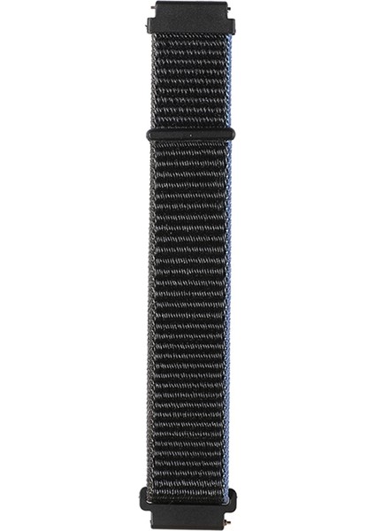 Samsung Galaxy Watch3 45MM Kömür Siyahı Için Naylon Kayış (Yurt Dışından)