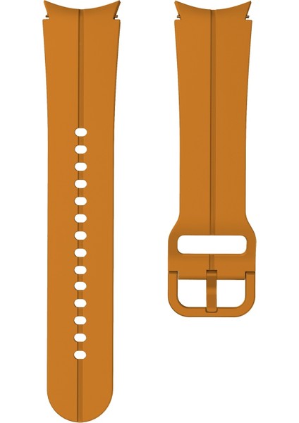 Samsung Galaxy Watch 5 Pro 45MM Sarı Için Silikon Watch Band (Yurt Dışından)