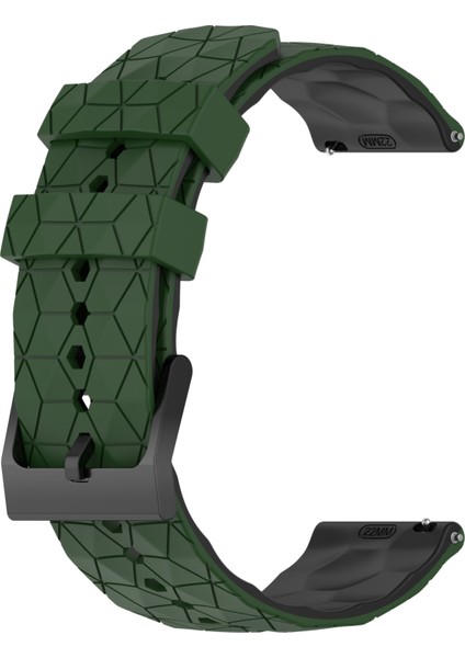 Samsung Gear S3 Frontier Ordu Yeşili+Siyah Için Iki Renkli Silikon Saat Bandı (Yurt Dışından) modelleri