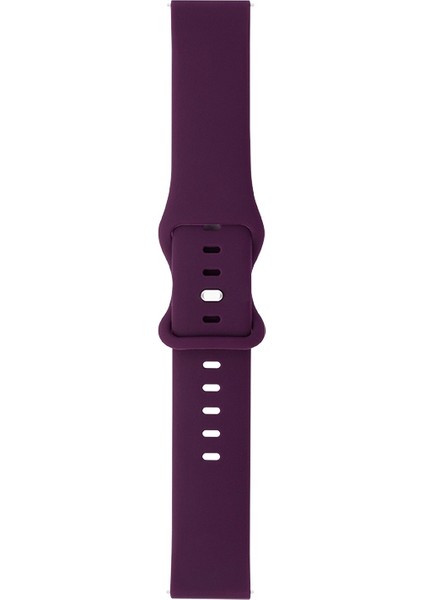 Samsung Galaxy Watch 3 Için 41MM Silikon Kayış Koyu Mor (Yurt Dışından)