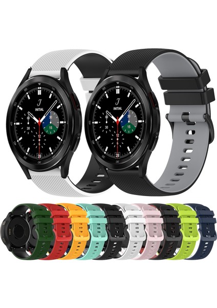 Samsung Galaxy Watch4 Classic 46MM Beyaz+Siyah Için Silikon Saat Bandı (Yurt Dışından) fırsatları