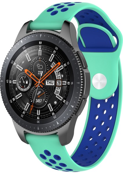Galaxy Watch 46MM Camgöbeği Için Çift Renkli Bilek Kayışı Watch Band (Yurt Dışından)