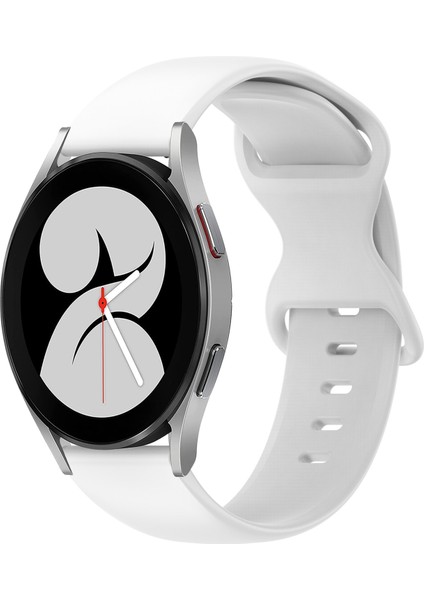 Samsung Galaxy Watch 4 40MM Beyaz Için Silikon Watch Band (Yurt Dışından)