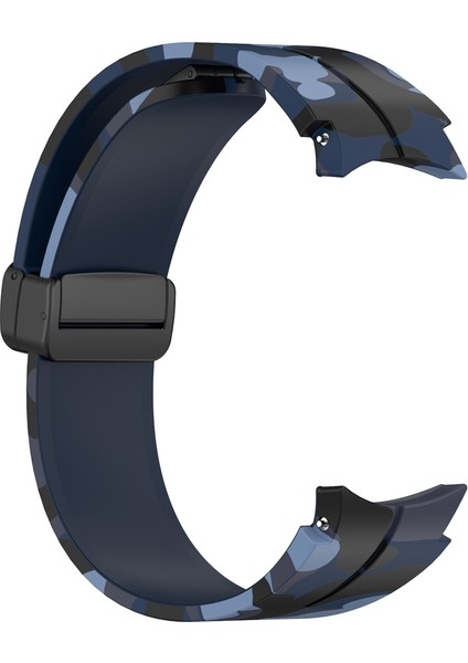 Samsung Galaxy Watch Için Silikon Watch Band5 / 5 Pro / Watch 4 / 4 Klasik Kamuflaj Gece Mavisi (Yurt Dışından) fırsatları