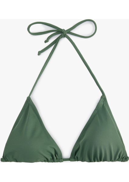 Astarlı Pedli Ipli Üçgen Bikini Üstü