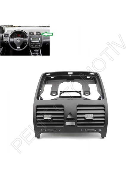 Jetta Ön Orta Havalandırma Izgarası 1K0819728H (2006-2011)