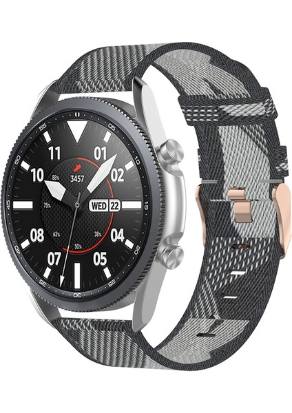 Galaxy Watch 3 45MM Gri Için Kayış (Yurt Dışından)
