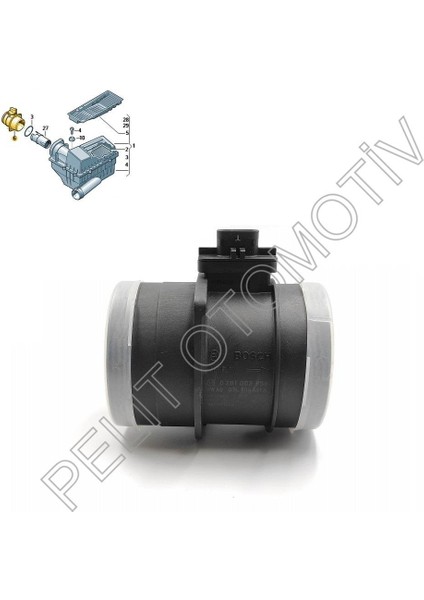 Passat Hava Akıs Metre 03L906461A (2011-2024) Orijinal