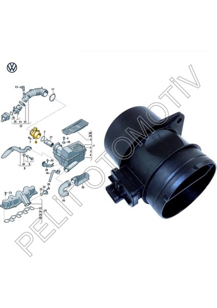 Passat Hava Akıs Metre 03L906461A (2011-2024) Orijinal fiyatları