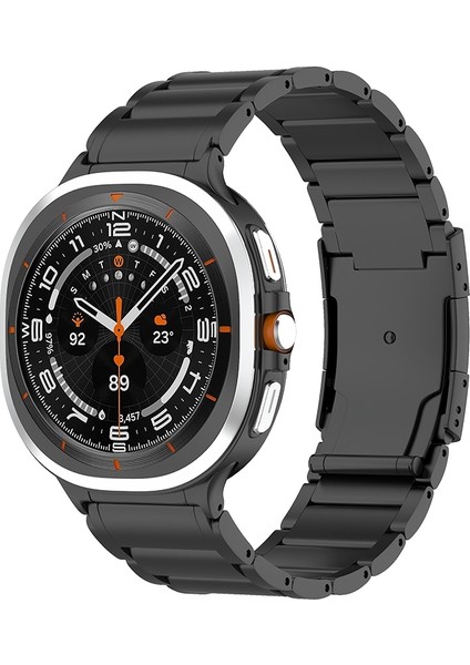 Samsung Galaxy Watch Ultra 47MM Siyah Için Titanyum Ste Kayış (Yurt Dışından)