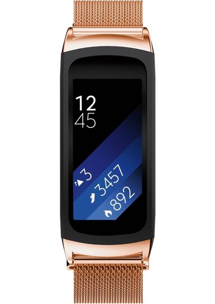 Galaxy Gear Fit 2 ve R360 Pembe Altın Için (Yurt Dışından)