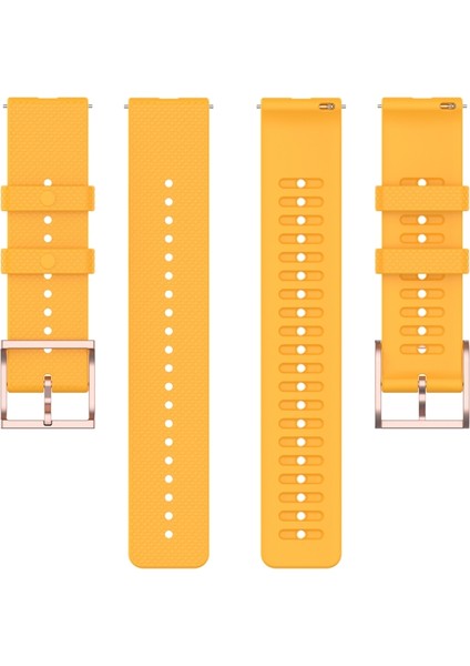 Samsung Galaxy Watch3 45MM / Galaxy Watch 46MM Sarı Için Kordonlu Saat (Yurt Dışından)