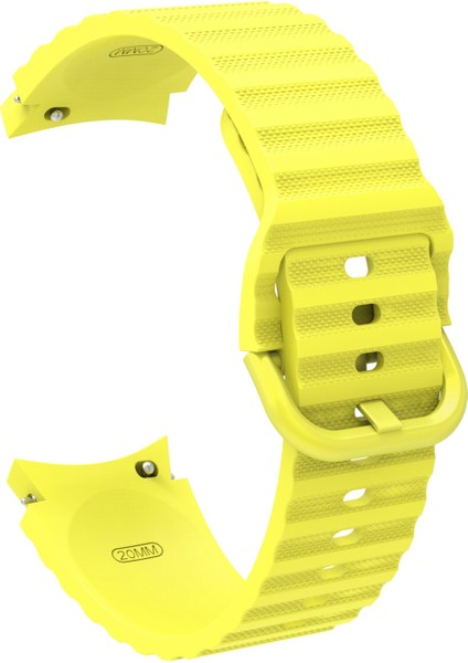 Samsung Galaxy Watch 4 Sarı Için Silikon Watch Band (Yurt Dışından)