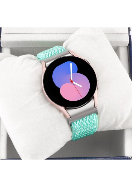 Samsung Galaxy Watch Için Naylon Saat Bandı6/6 Klasik/5/5 Pro Nane Yeşili (Yurt Dışından)