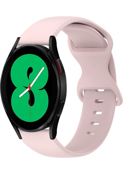 Samsung Galaxy Watch 4 44MM Pembe Için Silikon Watch Band (Yurt Dışından)