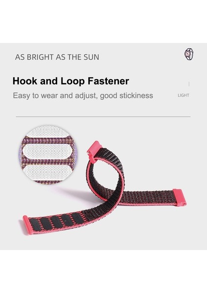 Samsung Galaxy Watch4 Classic/watch4 Gül Pembesi Için Naylon Kayış (Yurt Dışından) fırsatları