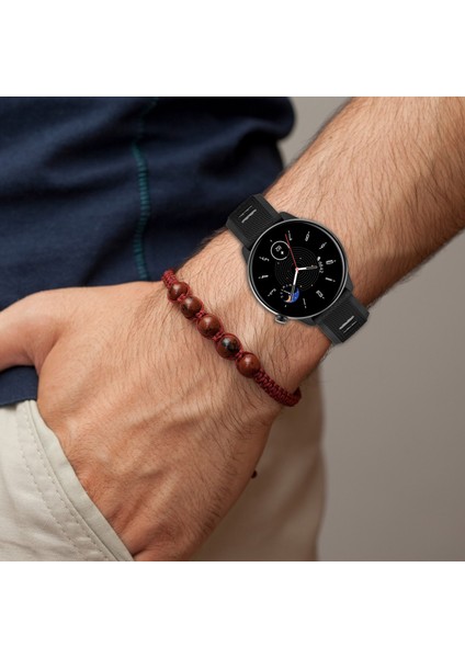Samsung Galaxy Watch5 Pro 45MM Starlight+Siyah Için Silikon Saat Bandı (Yurt Dışından)