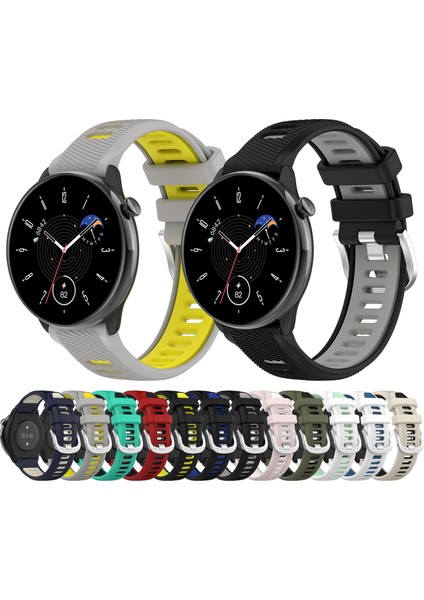 Samsung Galaxy Watch5 Pro 45MM Starlight+Siyah Için Silikon Saat Bandı (Yurt Dışından)