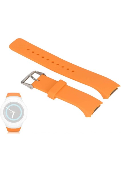 Galaxy Gear S2 R720 Turuncu Için Renkli Bilek Kayışı Watch Band (Yurt Dışından)