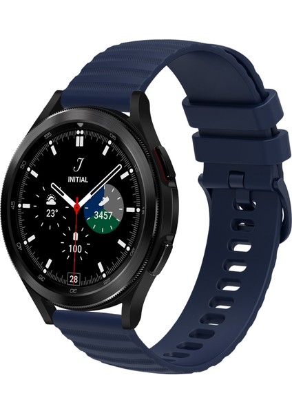 Samsung Galaxy Watch 4 Clic 42MM Lacivert Için Silikon Watch Band (Yurt Dışından)