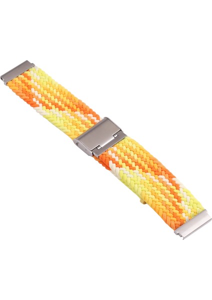 Galaxy Watch 4 20MM Turuncu Sarı Için Naylon Örgülü Metal Toka Kayışı (Yurt Dışından) fiyatları