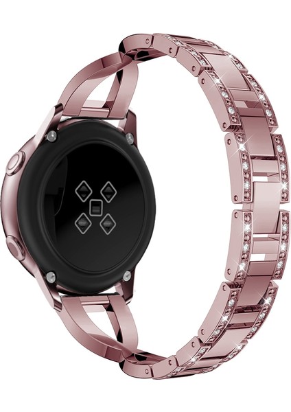 Galaxy Watch Active Için Paslanmaz Ste Kordonlu Saat 20MM Pembe (Yurt Dışından)