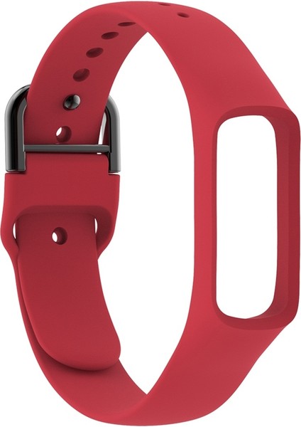Galaxy Fit-E Kırmızı Için Saf Renkli Silikon Bilek Kayışı Kordonlu Saat (Yurt Dışından) fiyatları