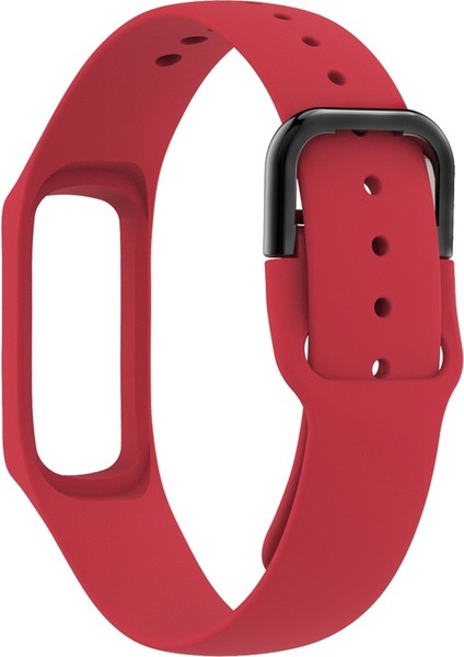 Galaxy Fit-E Kırmızı Için Saf Renkli Silikon Bilek Kayışı Kordonlu Saat (Yurt Dışından) modelleri
