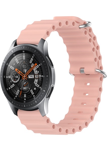 Samsung Galaxy Watch 46MM Pembe Için Silikon Watch Band (Yurt Dışından)