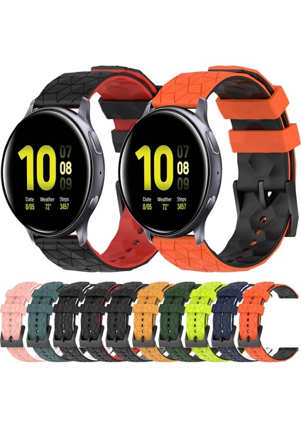 Samsung Galaxy Watch Active 2 Için Silikon Kayış 44MM Zeytin Yeşili + Siyah (Yurt Dışından) fırsatları