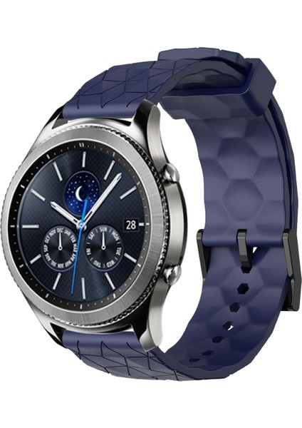 Samsung Gear S3 Clic Lacivert Için Futbol Desenli Watch Band (Yurt Dışından)