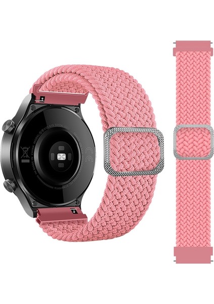 Samsung Galaxy Watch Active2 44MM Pembe Için Naylon Kordonlu Saat (Yurt Dışından)
