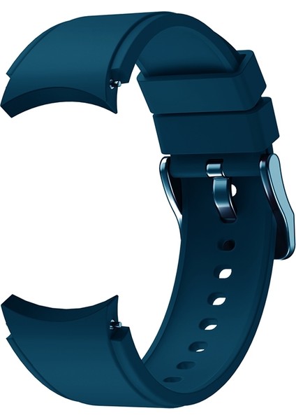 Samsung Galaxy Watch4 Için 44MM Silikon Kayış Koyu Mavi (Yurt Dışından)