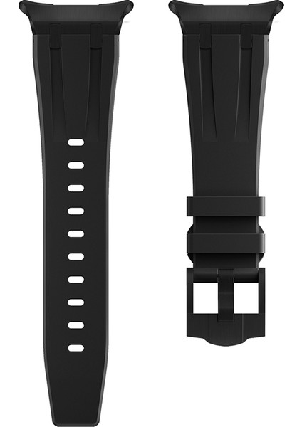 Samsung Galaxy Watch Ultra 47MM Siyah Için Sıvı Silikon Kayış (Yurt Dışından)
