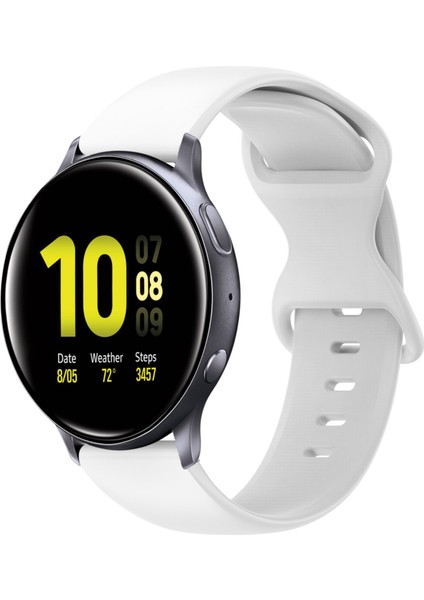 Samsung Galaxy Watch Active 2 Beyaz Için Silikon Watch Band (Yurt Dışından)