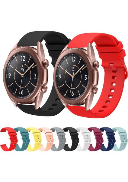 Samsung Galaxy Watch3 41MM Beyaz Için Silikon Saat Bandı (Yurt Dışından) fırsatları